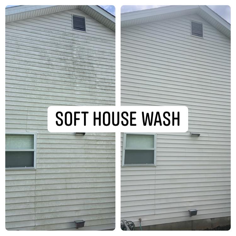 soft house washing